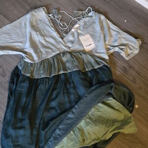 Mustard Seed Light Blue Dress